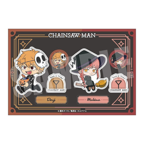 『チェンソーマン』ステッカー デンジ&マキマ Halloween ver.